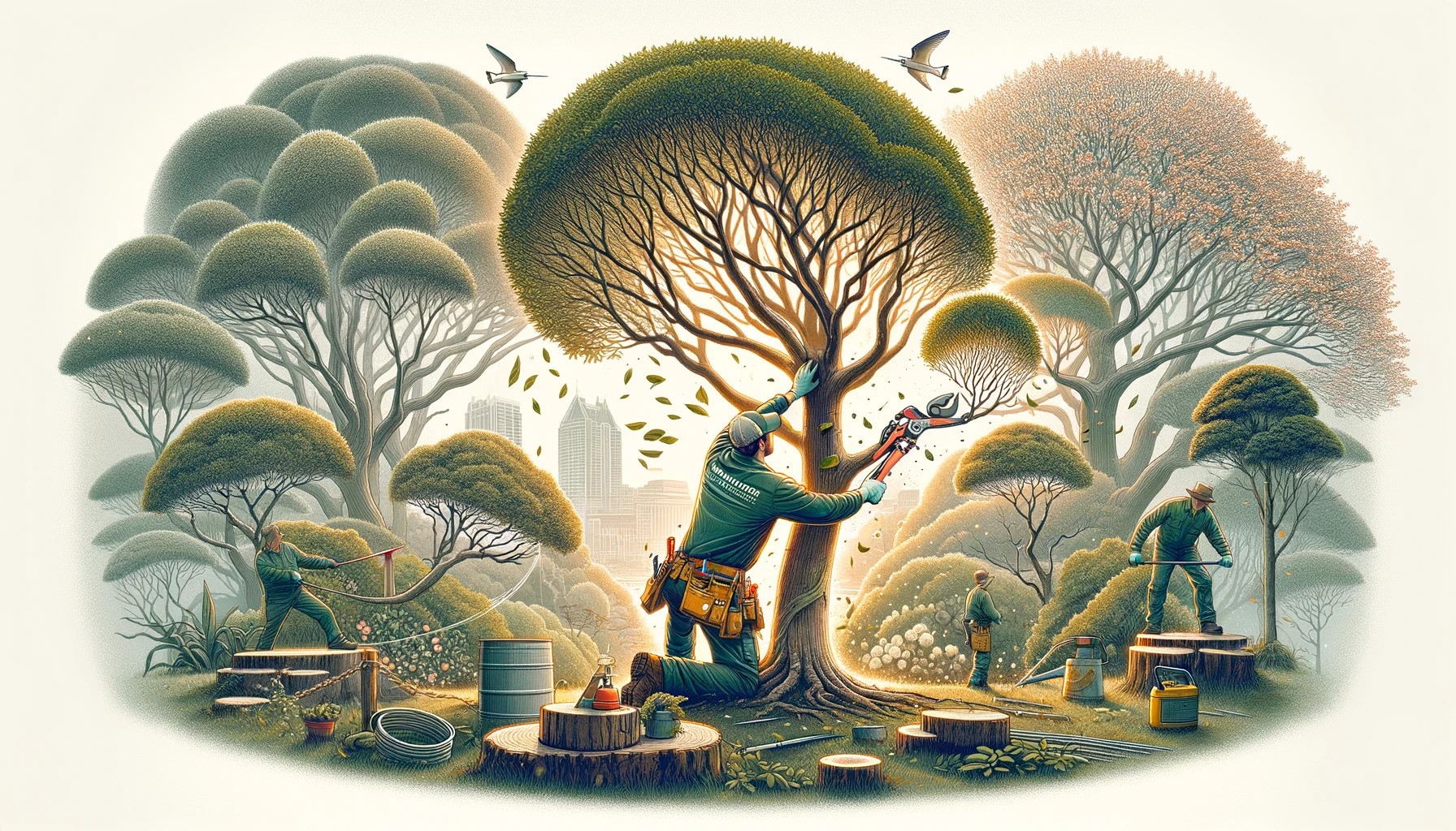 Arborists in Newcastle Adhere to Vegetation Sepp, Showcasing Skilled Pruning Within Fire Zones, Ensuring Trees Are Assessed for Safety.