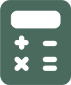Calculator Icon Indicating Estimation Services for Tree Removal or Pruning Costs.